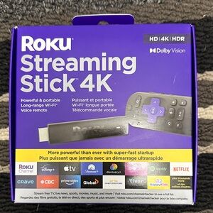 NWT Roku Streaming Stick 4K with Remote